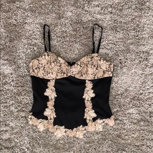 Lace and Sequin Corset